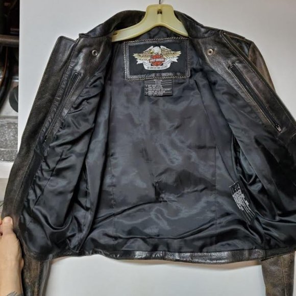 Harley-Davidson Black Leather Jacket - Picture 10 of 11